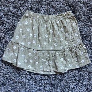 Toddler Olive Green Skirt